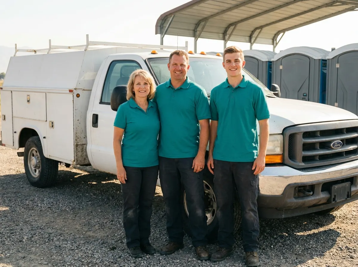 All Star Portable Toilet Services portable toilet rentals team in Mapleton, UT